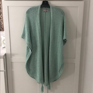 Calypso St Barth light sweater poncho